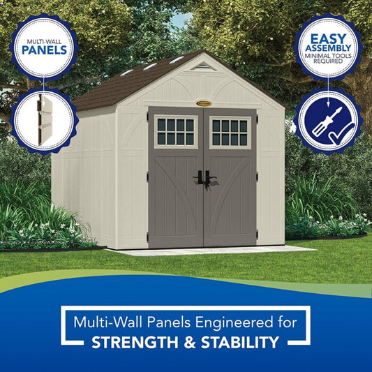 Suncast BMS8100 8' x 10' Tremont Storage Shed - image 2
