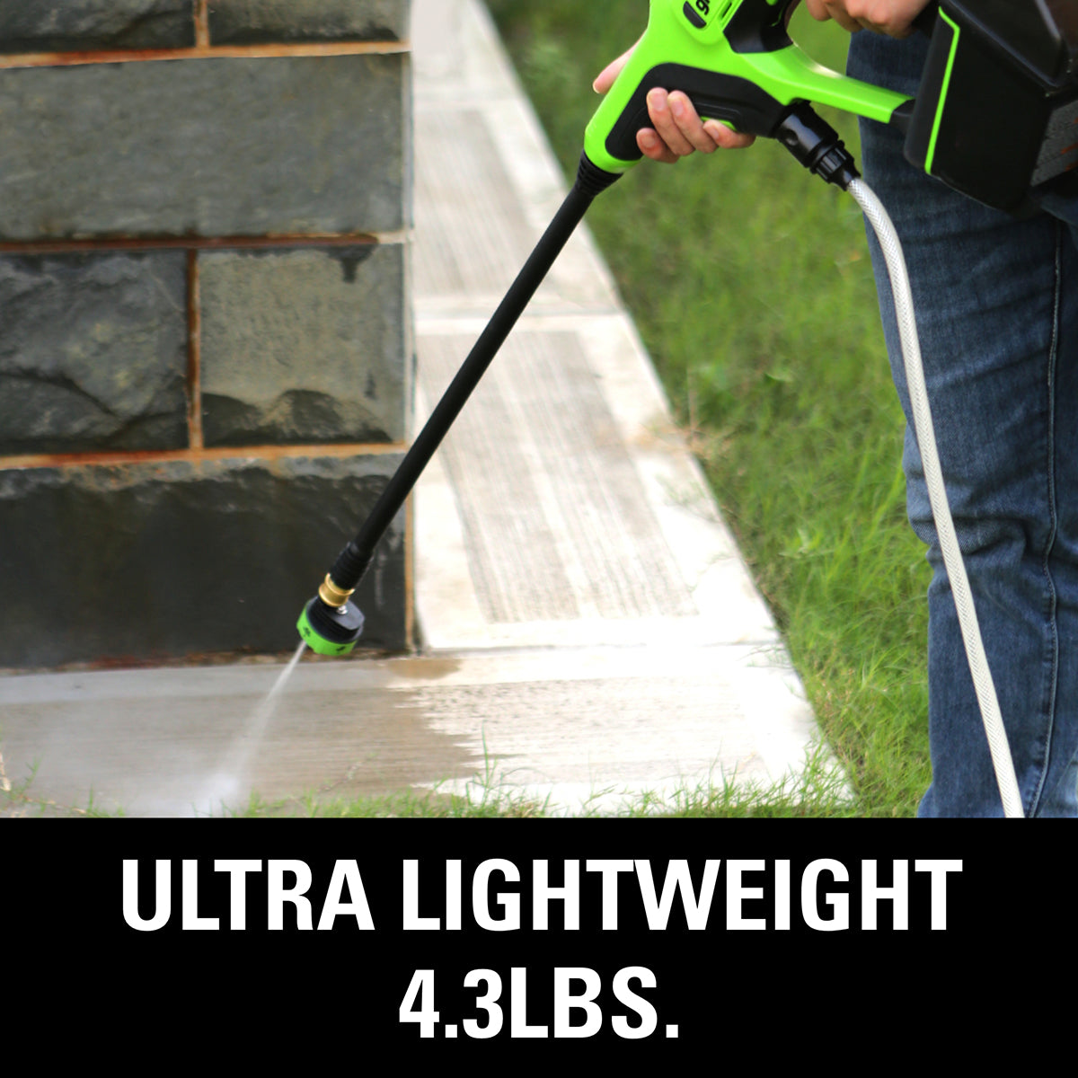 3000 PSI Pressure Washer w/ 24V 600-PSI Cordless Power Cleaner Combo Kit - image 8