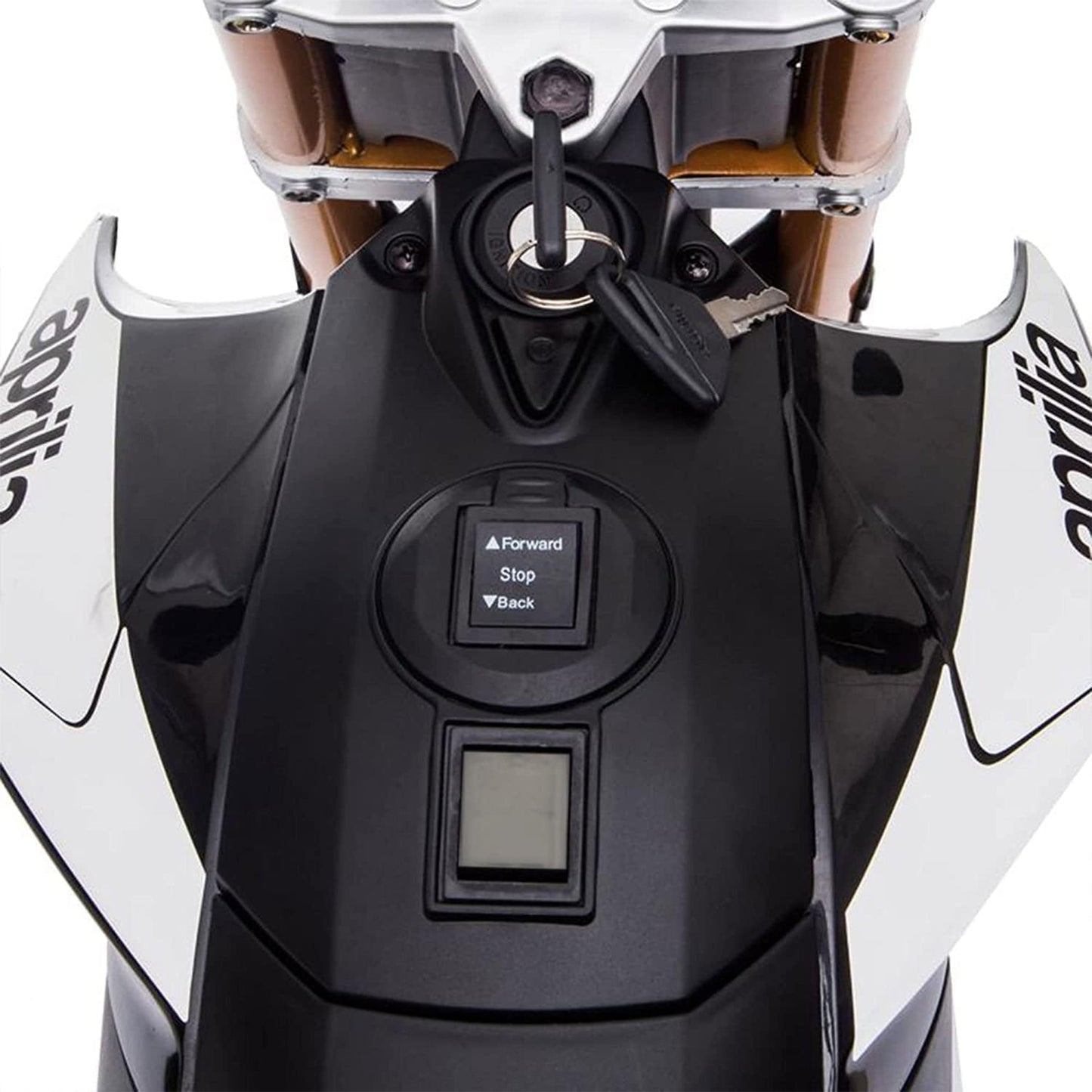 TOBBI Battery Powered Ride On Aprilia Motorcycle for Ages 3 Years and Up, Red — image 9