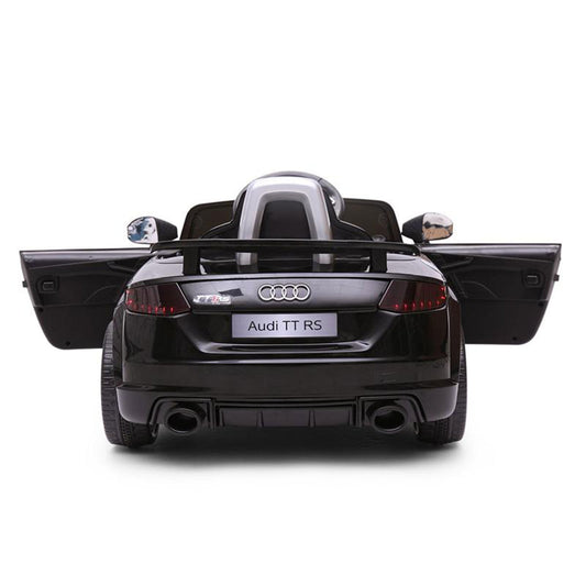 TOBBI 12V Electric Battery Powered Ride On Audi TT RS Toy Car for Kids, Black — image 2