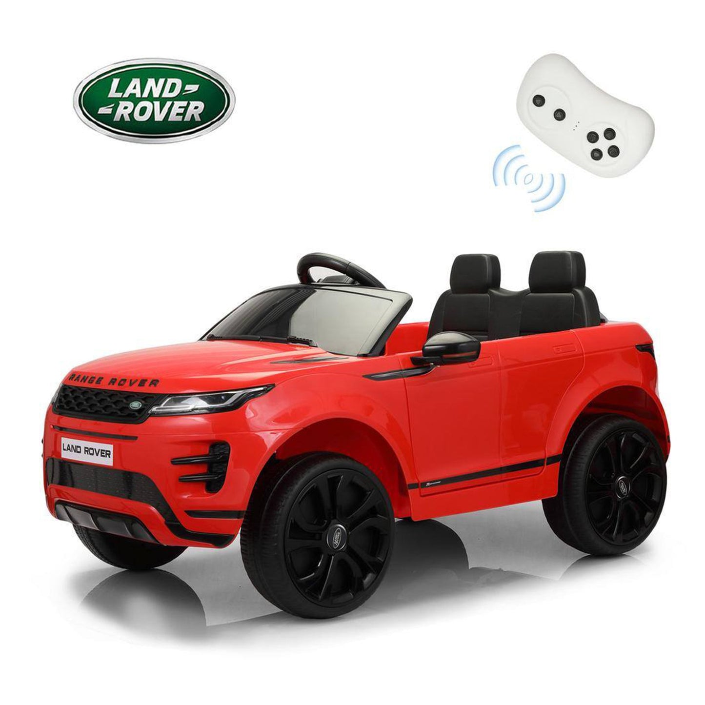 TOBBI 12V Kids Electric Battery Powered Licensed Land Rover Ride On Toy Car, Red — image 6