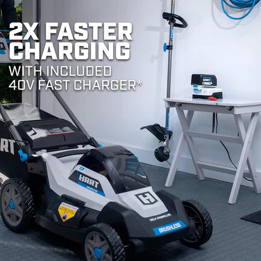 40V 20" Brushless Self-Propelled Electric Lawn Mower Kit - image 2