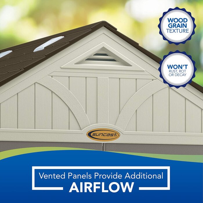 Suncast BMS8100 8' x 10' Tremont Storage Shed - image 4