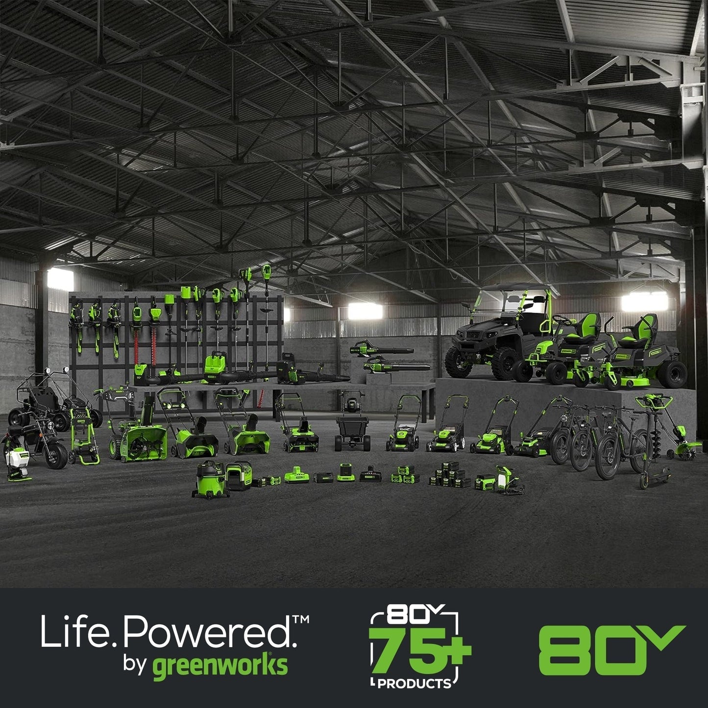 80V 21" Self-Propelled Mower 5-pc Combo Kit w/ (1) 4Ah Battery, (1) 2Ah Battery & (2) Chargers - image 11