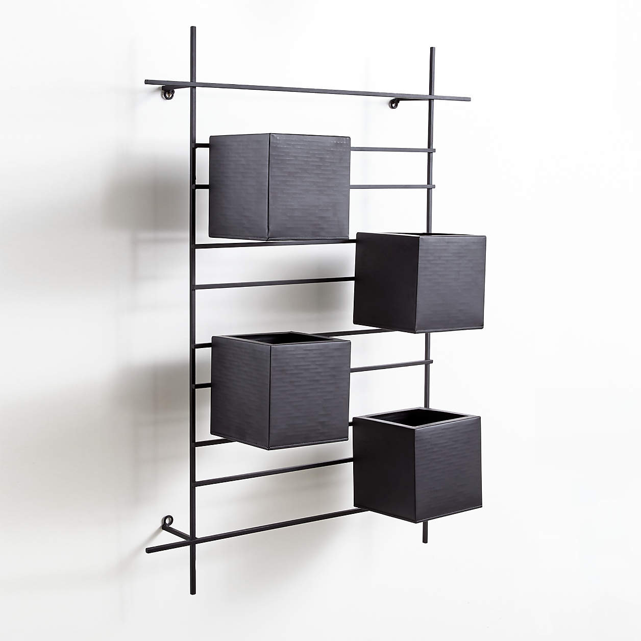 4 box wall mounted indoor/outdoor planter 4 Box Wall Mounted Indoor/Outdoor Planter