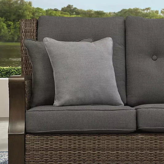 Newcastle 6-Piece Patio Deep Seating Set with Fire Pit – Smoke – Member’s Mark - image 2