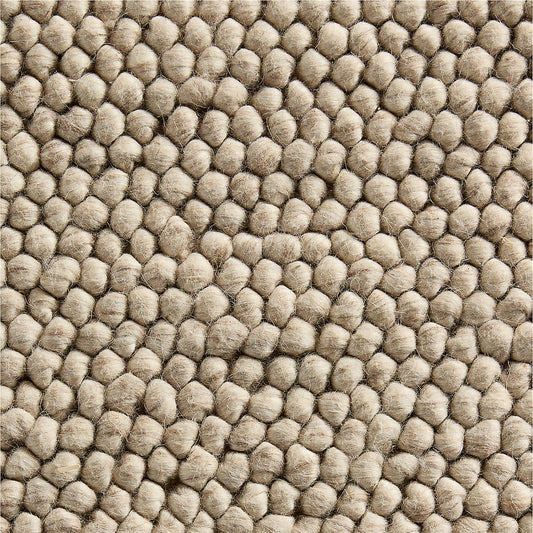 Orly Wool Blend Handwoven Ivory Area Rug 8'x10