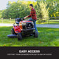 Pony 42 In. 15.5 HP Briggs and Stratton 7-Speed Manual Drive Gas Front Engine Riding Lawn Tractor - image 14