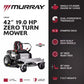 Cruz 42 In. 19.0 HP 540Cc EX1900 Series Briggs and Stratton Engine Dual Hydrostatic Drive Gas Zero Turn Mower - image 2