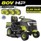 80V HP Brushless 42 In. Battery Electric Cordless Riding Lawn Tractor with (3) 80V 10Ah Batteries and Charger - image 15