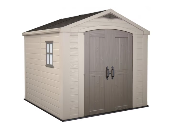 Keter Factor 8x8 Foot Large Resin Outdoor Shed - image 5