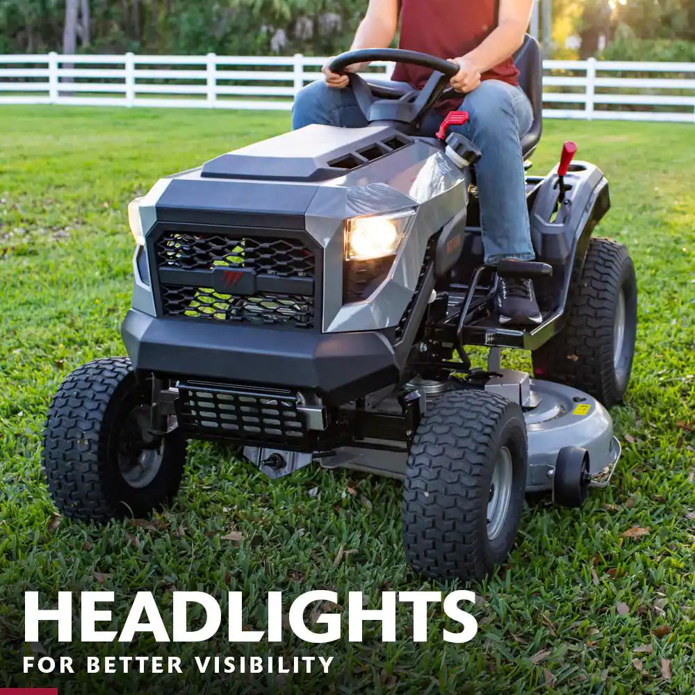 MT100 42 In. 13.5 HP 500Cc E1350 Series Briggs and Stratton Engine 6-Speed Manual Gas Riding Lawn Tractor Mower - image 8