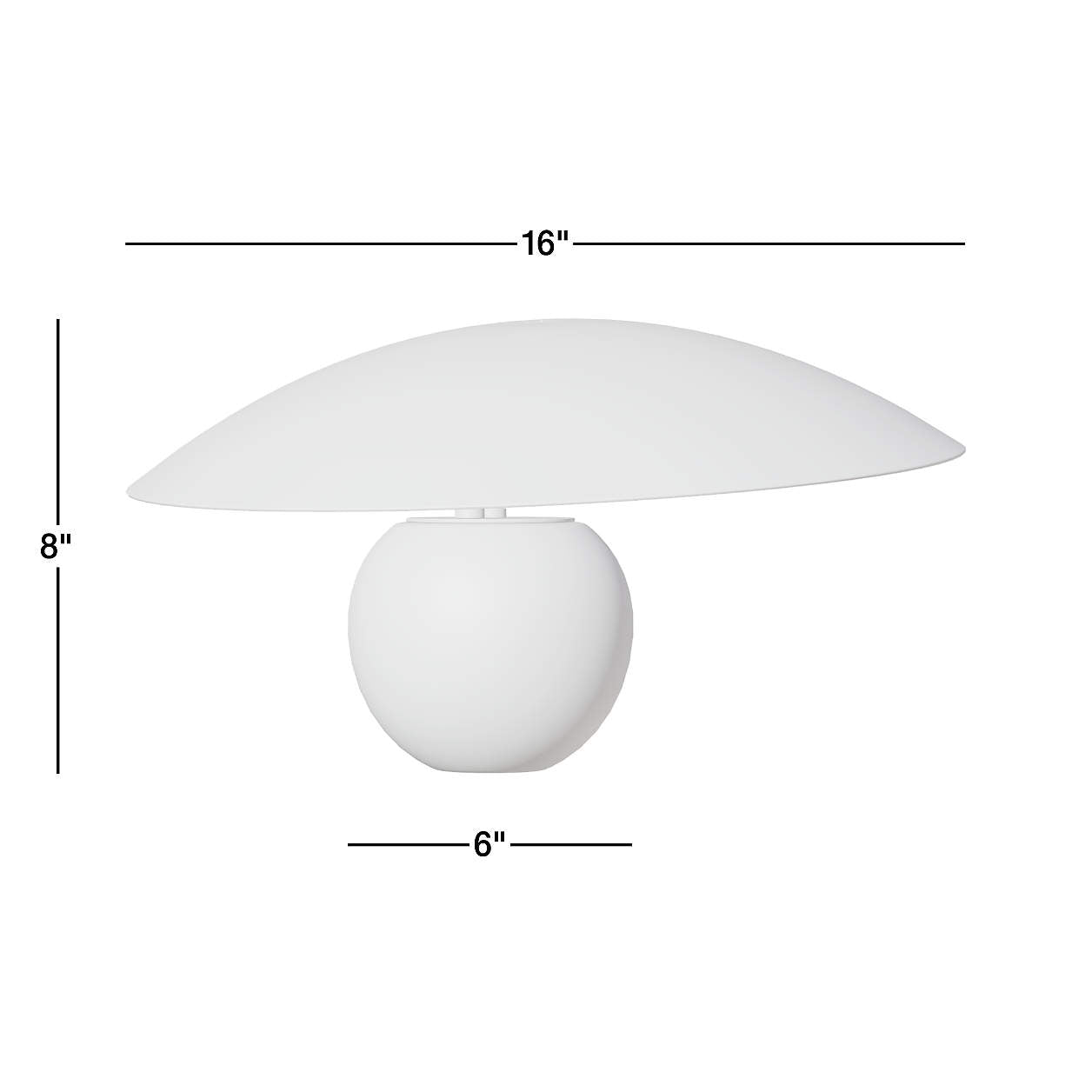 Formosa Stone Table Lamp 8"