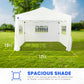 Z Shade Venture 12 x 10 Foot Lawn Garden Event Outdoor Pop Up Canopy Tent, White — image 2