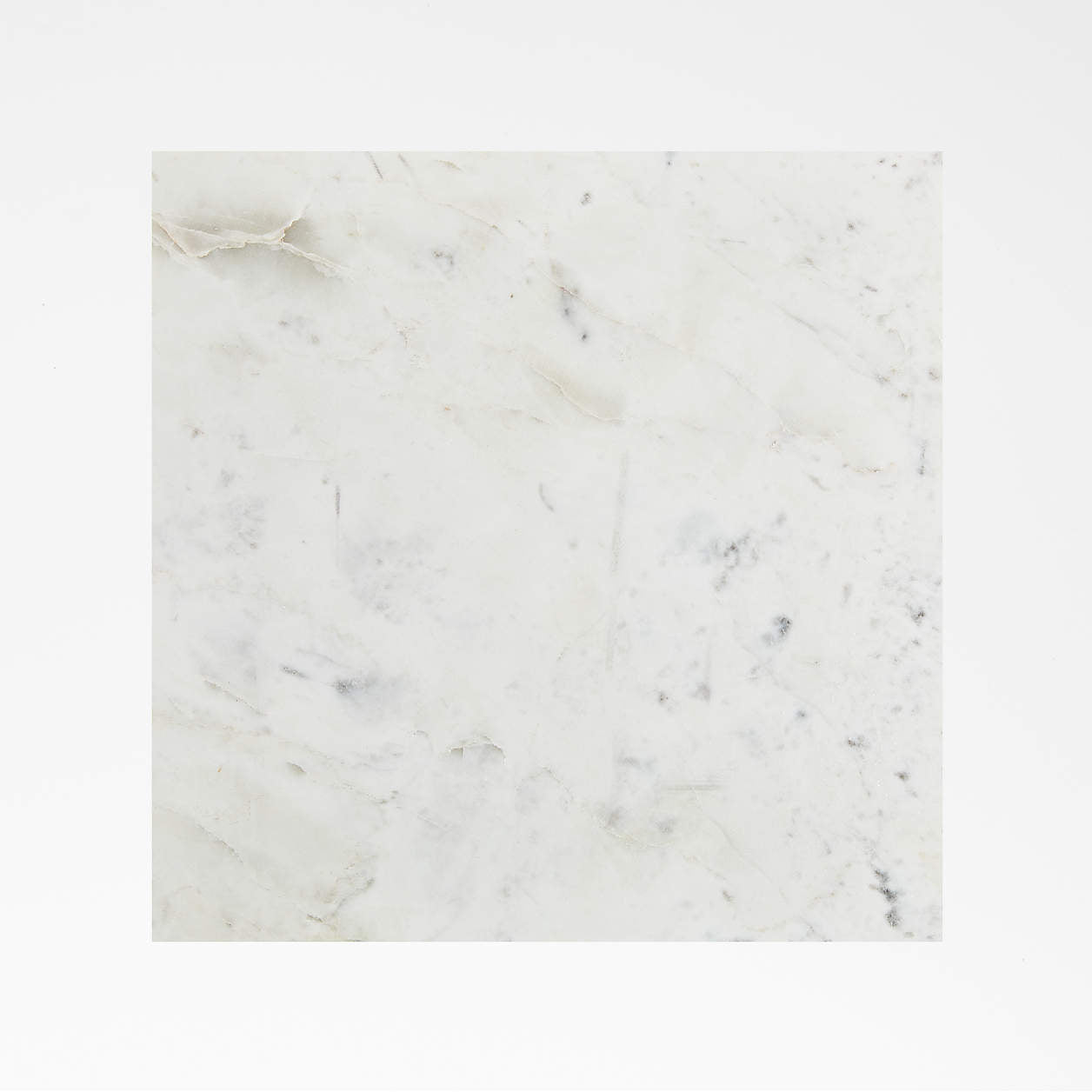 Troupe Marble and Natural Pine Wood 36" Round Coffee Table