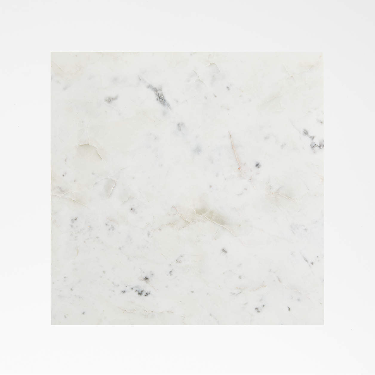 Troupe Marble and Natural Pine Wood 36" Round Coffee Table