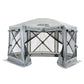 CLAM Quick-Set Pavilion 12.5 x 12.5 Foot Portable Outdoor Canopy Shelter, Gray — image 8