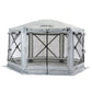 CLAM Quick-Set Pavilion 12.5 x 12.5 Foot Portable Outdoor Canopy Shelter, Gray — image 9