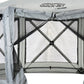 CLAM Quick-Set Pavilion 12.5 x 12.5 Foot Portable Outdoor Canopy Shelter, Gray — image 11