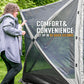 CLAM Quick-Set Pavilion 12.5 x 12.5 Foot Portable Outdoor Canopy Shelter, Gray — image 3