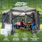 CLAM Quick-Set Pavilion 12.5 x 12.5 Foot Portable Outdoor Canopy Shelter, Gray — image 2