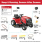 Pony 42 In. 15.5 HP Briggs and Stratton 7-Speed Manual Drive Gas Front Engine Riding Lawn Tractor - image 7