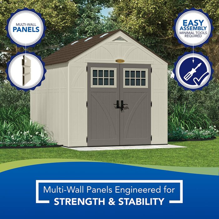 Suncast BMS8100 8' x 10' Tremont Storage Shed - image 2