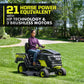 80V HP Brushless 42 In. Battery Electric Cordless Riding Lawn Tractor with (3) 80V 10Ah Batteries and Charger - image 6