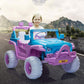 TOBBI 12V Kids Electric Battery-Powered Ride On 3 Speed Toy SUV Car, Blue/Purple — image 2