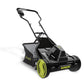 Sun Joe Cordless Push Reel Mower, 15” Yard Trimmer w/ Collection Bag, 24V-CRLM15