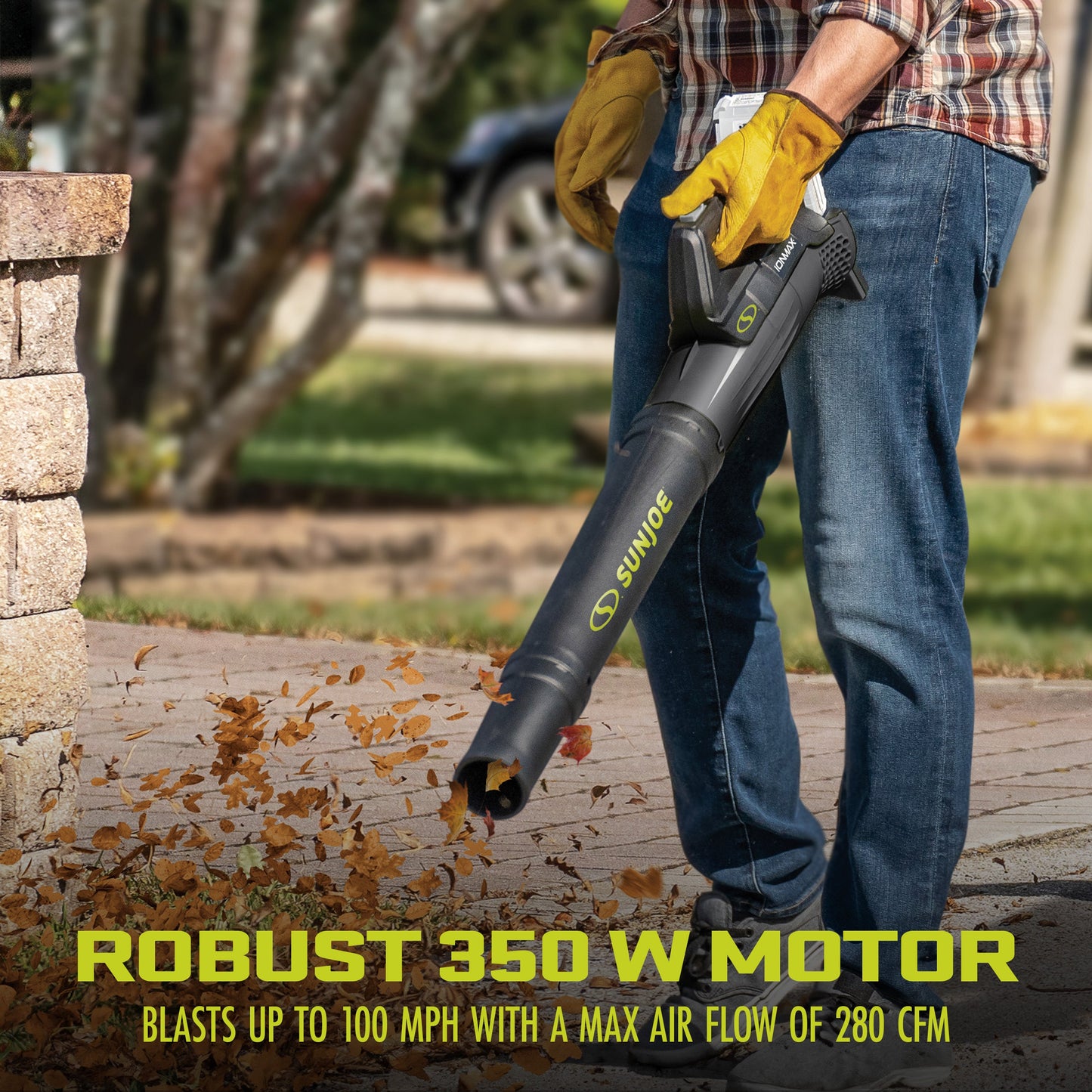 Sun Joe IONMAX Cordless Leaf Blower, Grass and Hedge Trimmer Kit, 24V-GT4MAX-LTE — image 6