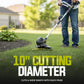 Sun Joe 10” Stringless Lawn Trimmer Charger SharperBlade, Green, 24V-SB10-LTE — image 4