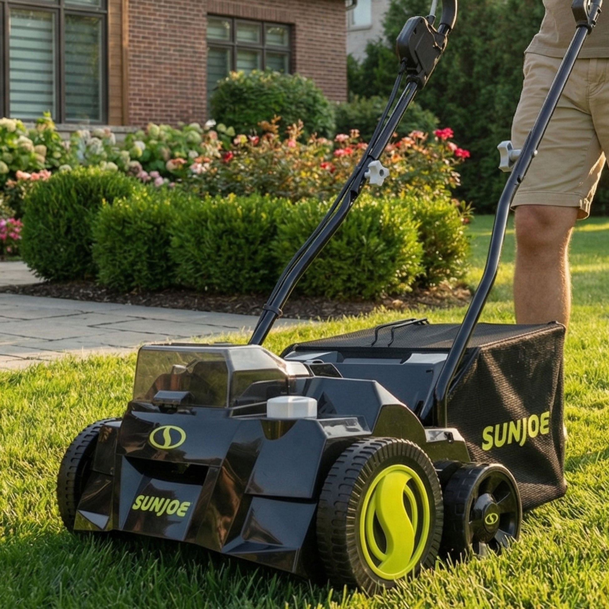 Sun Joe Cordless Scarifier/Dethatcher, Brushless Motor, Batteries, 24V-X2-DTS15 — image 10