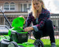 40V 21" Cordless Battery Self-Propelled Lawn Mower w/ (2) 4.0Ah USB Batteries & Charger - image 7