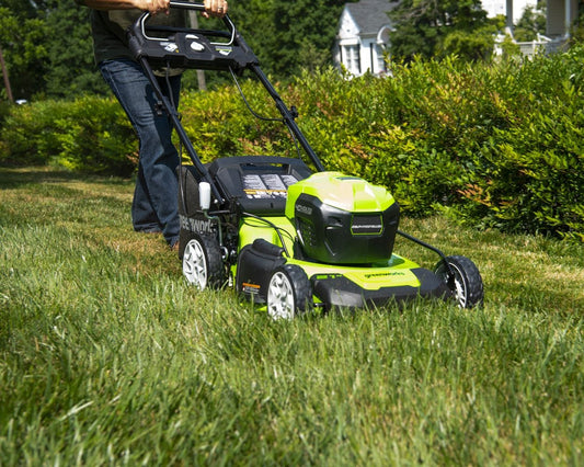 40V 21" Cordless Battery Self-Propelled Lawn Mower w/ (2) 4.0Ah USB Batteries & Charger - image 2