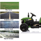 TOBBI 12 Volt Battery Operated Toy Tractor with Pull Behind Trailer, Dark Green — image 6