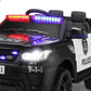 TOBBI 12 Volt Battery Powered Ride On Police SUV for Kids Ages 3 Years, Black — image 10