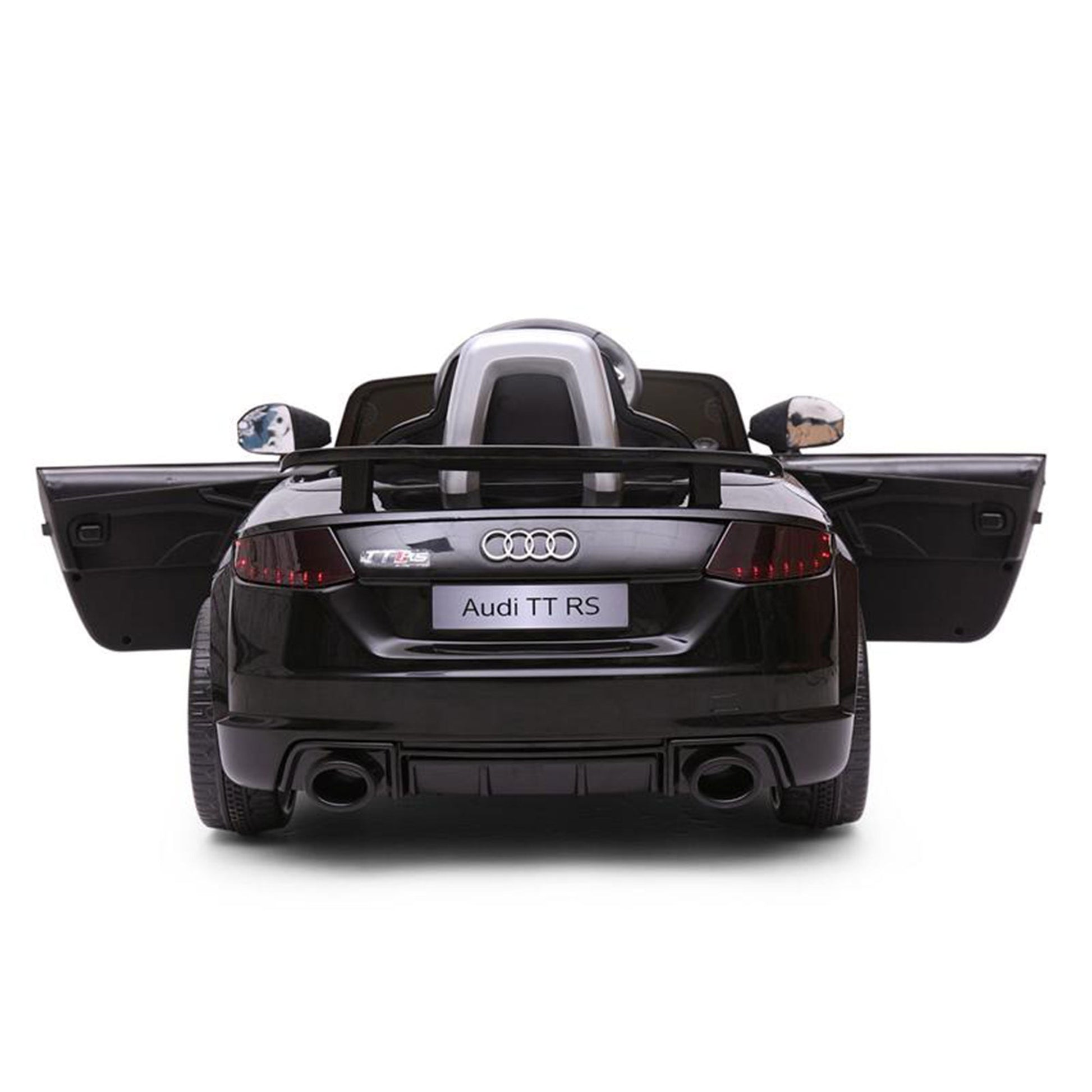 TOBBI 12V Electric Battery Powered Ride On Audi TT RS Toy Car for Kids, Black — image 2