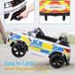 TOBBI 12 Volt Battery Powered Ride On 3 Speed Police SUV for Ages 3 Years & Up — image 8