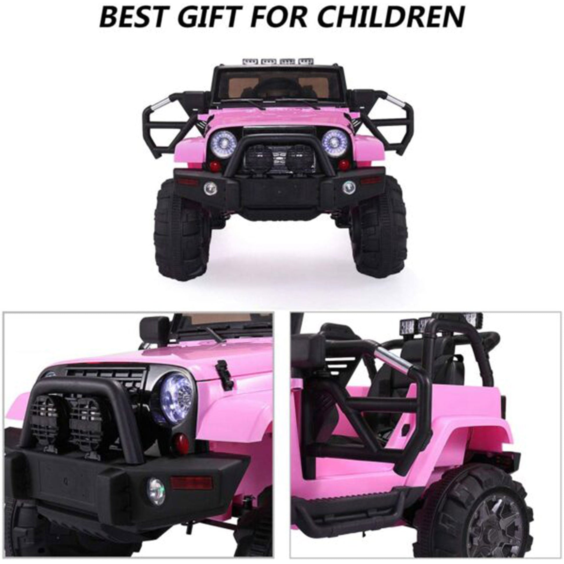 TOBBI 12V Kids Electric Battery Powered Wrangler Ride On Toy with Remote — image 9
