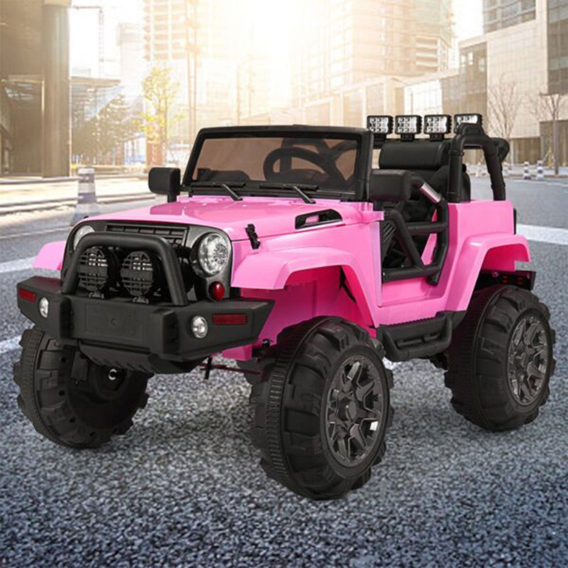 TOBBI 12V Kids Electric Battery Powered Wrangler Ride On Toy with Remote — image 11