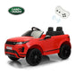 TOBBI 12V Kids Electric Battery Powered Licensed Land Rover Ride On Toy Car, Red — image 6