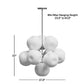 Etienne Glass Chandelier Light 27.7"
