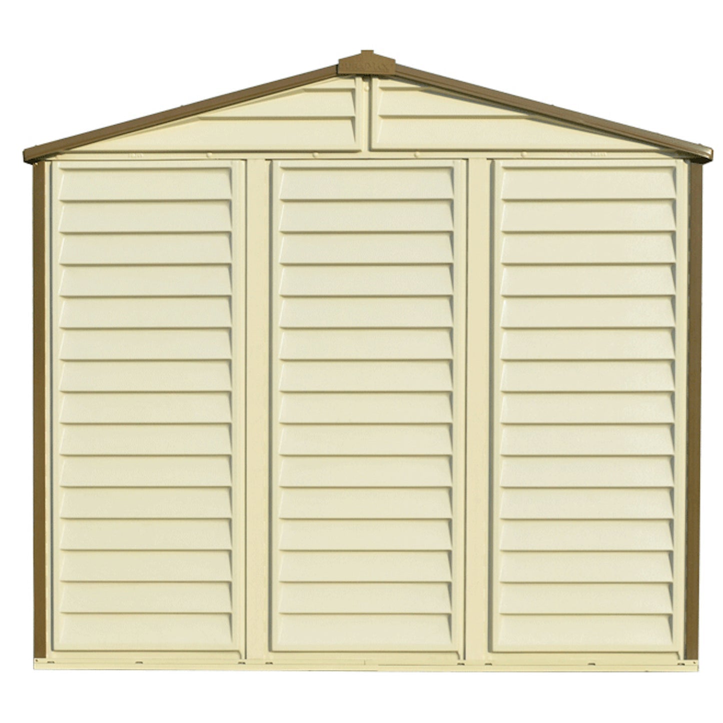 DuraMax 8ft x 6ft Storeall Vinyl Shed with Foundation Kit and window - image 3