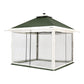 Suntime 12x12 Instant Pop Up Gazebo Solar Light Screen Canopy Tent Cover, Green — image 8