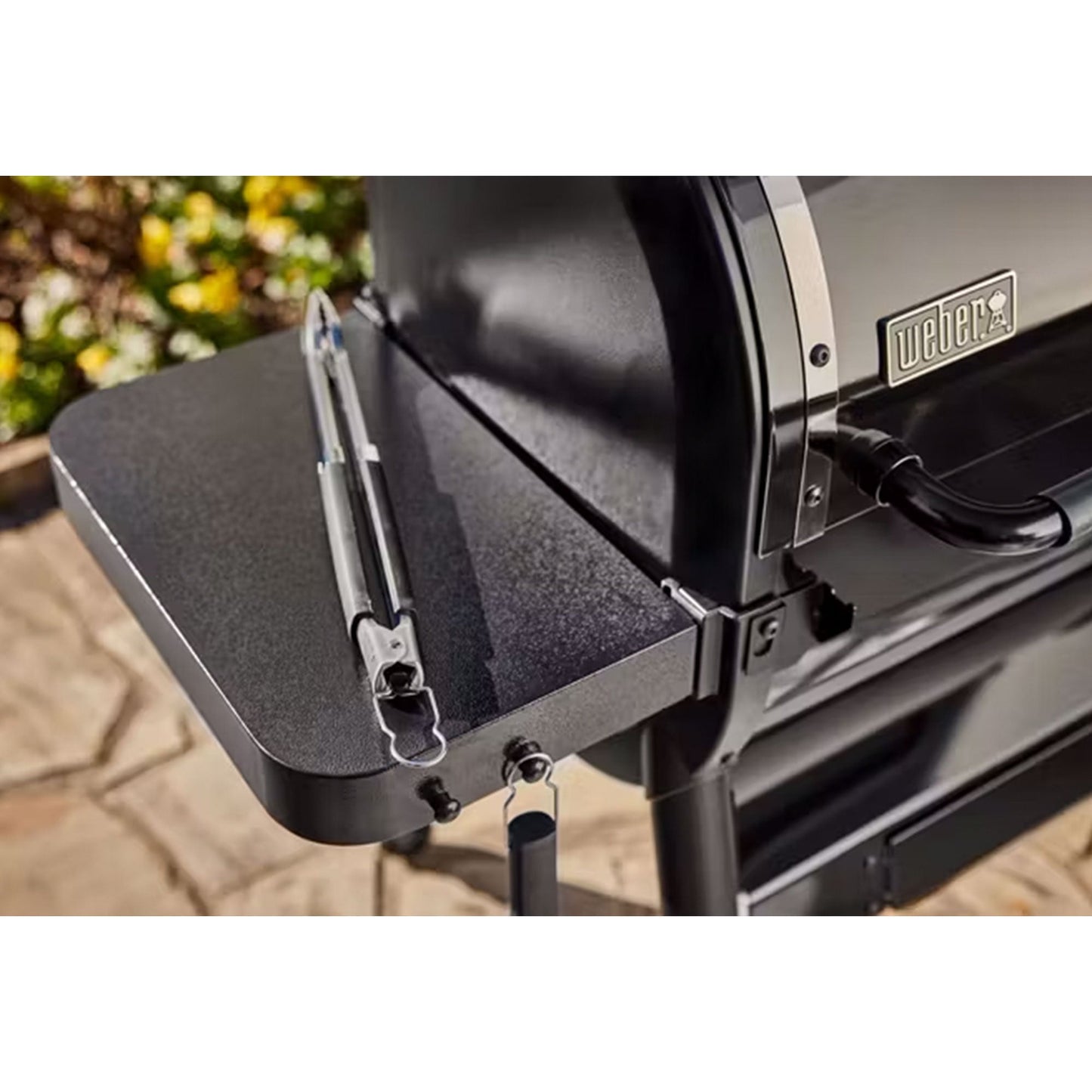 Weber SmokeFire Sear ELX4 Outdoor 24" Wood Fire Pellet Smart Smoker Grill, Black — image 4