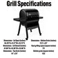Weber SmokeFire Sear ELX4 Outdoor 24" Wood Fire Pellet Smart Smoker Grill, Black — image 3