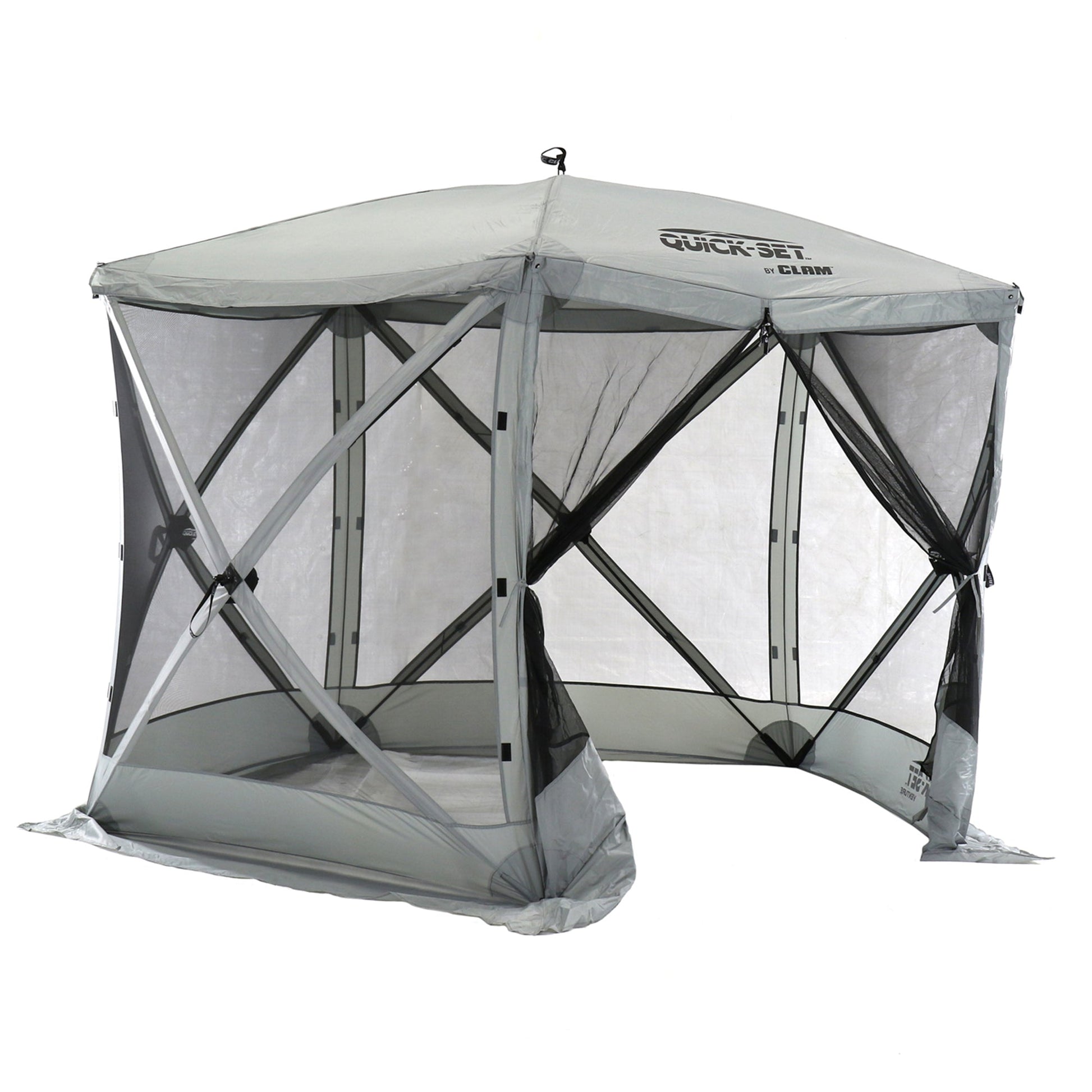 CLAM Quick Set Venture Canopy Shelter + CLAM Quick Set Screen, Gray (2 Pack) — image 11