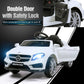 TOBBI 6 Volt Kids Electric Battery Powered Ride On Toy Mercedes Benz Car, White — image 5