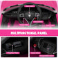 TOBBI Kids Ride On Car, 12V Maserati Ghibli Electric Toy w/ Remote, Music, Pink — image 3